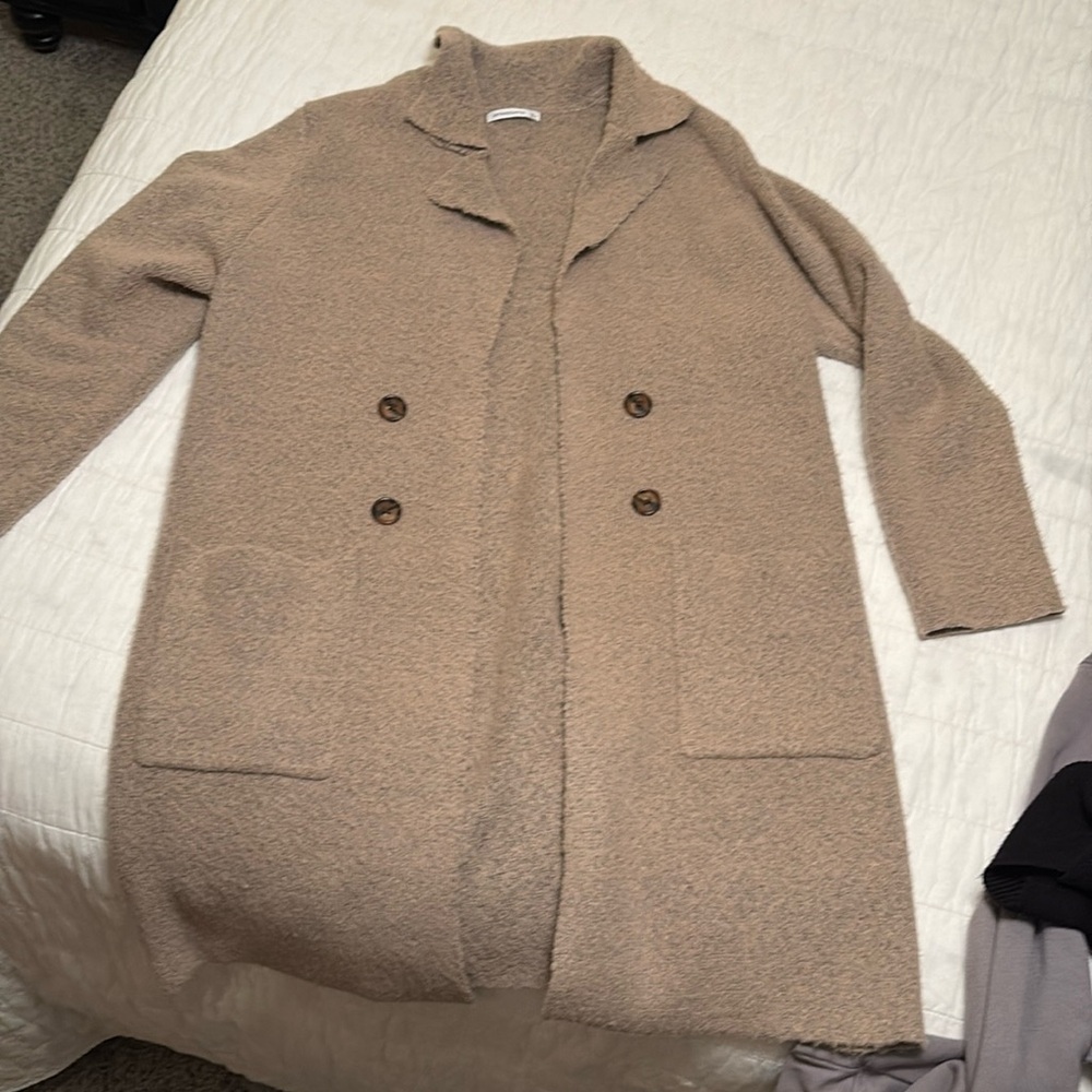 Women’s size large three-quarter length super soft cardigan